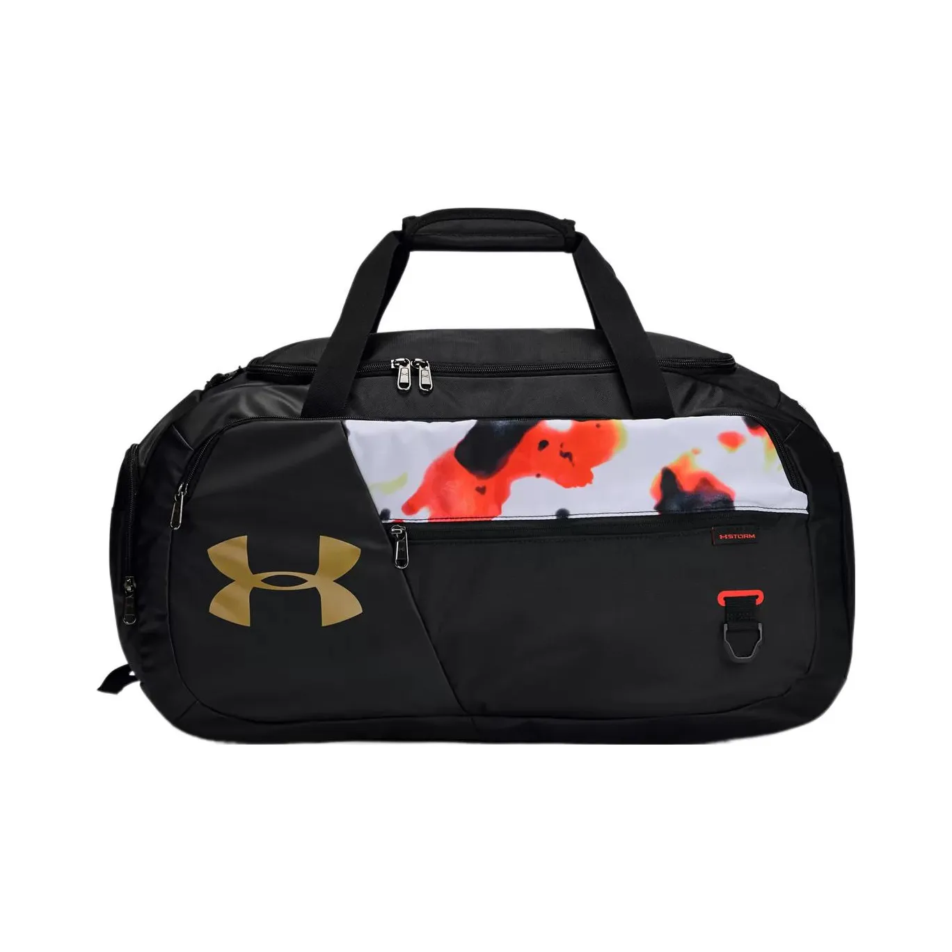 Under Armour Полиэстер Портативная Сумка для Путешествий Переносная Сумка через плечо Спортивная сумка среднего размера унисекс черная