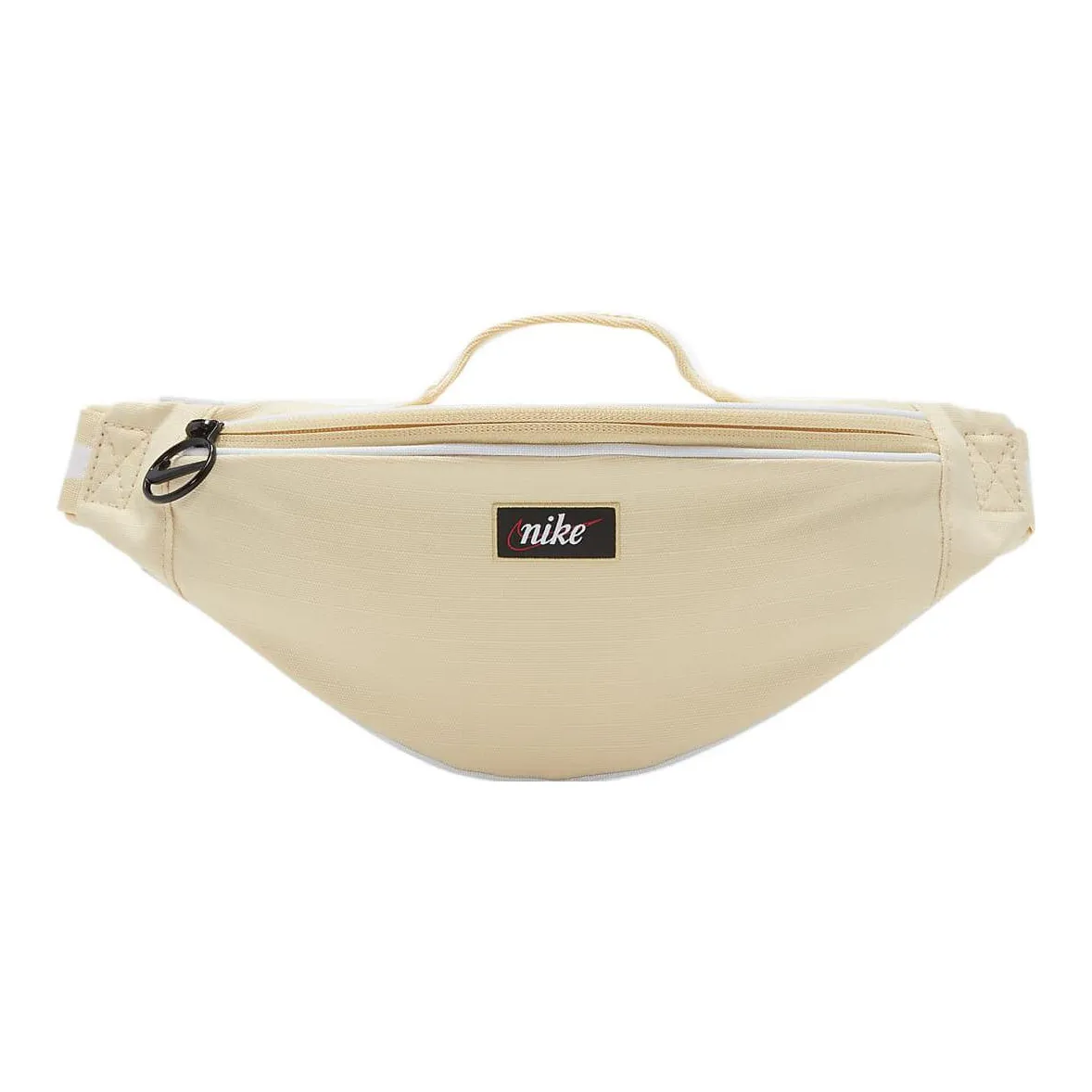 Nike Heritage Polyester Shoulder Bag Crossbody Bag Fanny Pack Small Size Unisex Light Vanilla/Light Vanilla/White