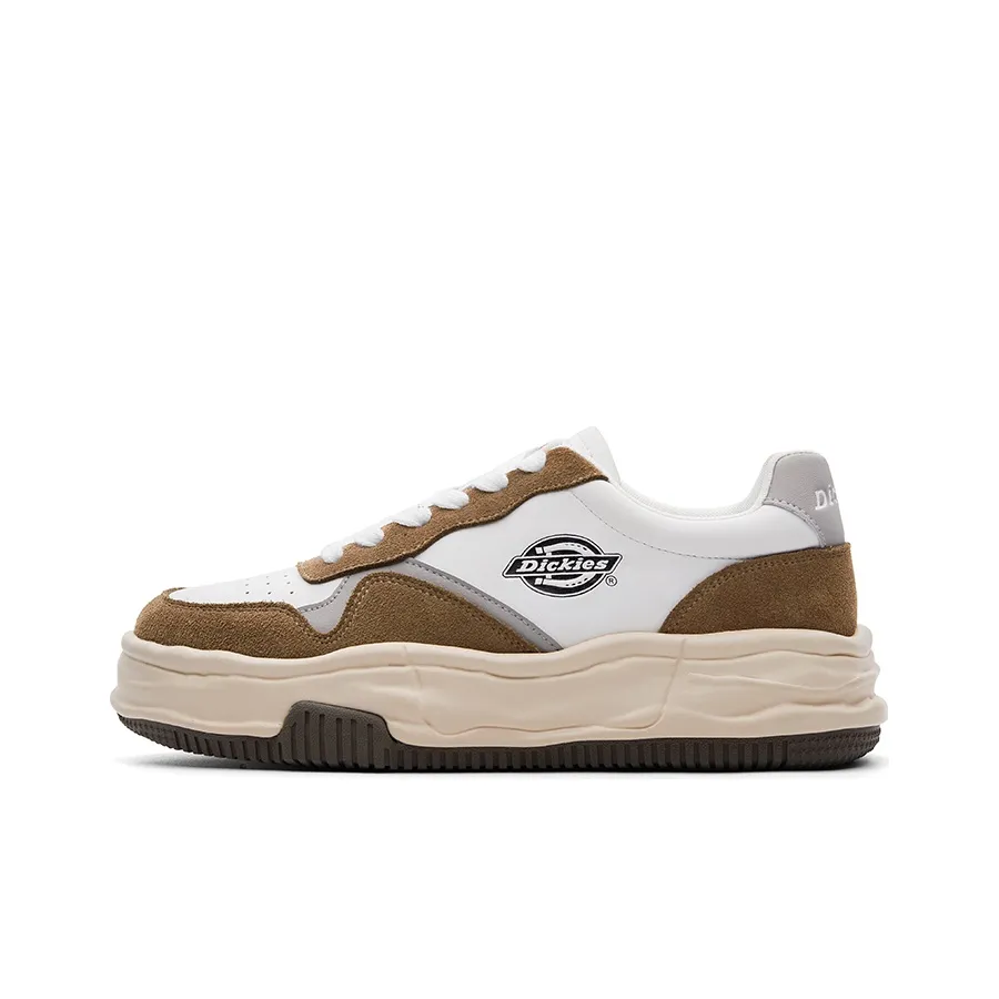 Dickies Low Top Sports Casual Shoes Women's White Brown
