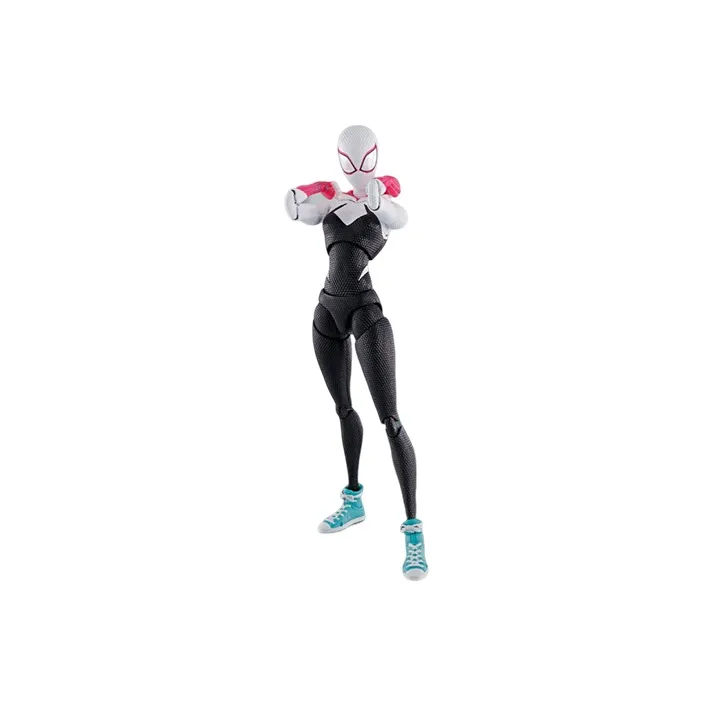 BANDAI Spider Man  Across The Spider Verse S.H.Figuarts Spider Gwen Action Figures