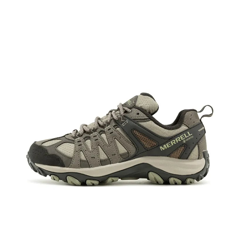 MERRELL Accentor 3 Gt Cushioned Slip-Resistant Water-Resistant Low-Top Outdoor Shoes Women's Brown Gray