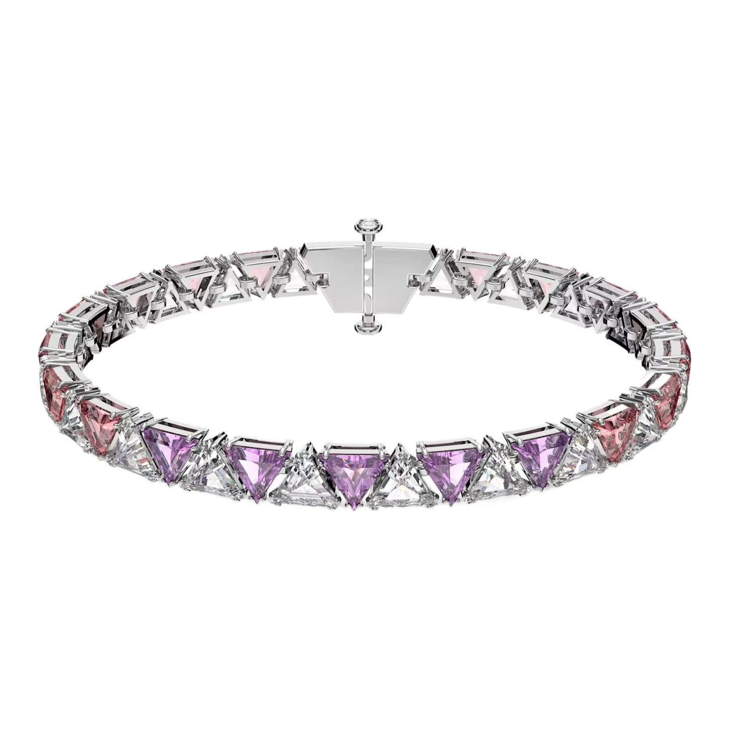 Swarovski Matrix Bracelets Women's Pink/Silver