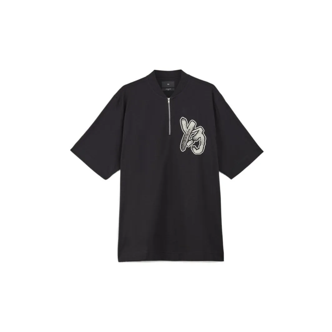 Y 3 Черная Унисекс Футболка