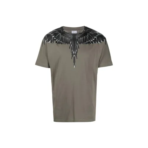 marcelo burlon Зеленая Мужская Рубашка