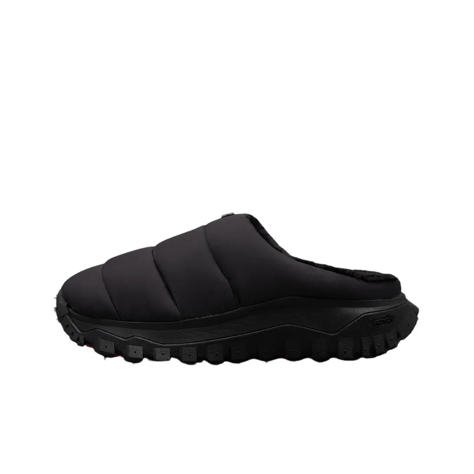 Moncler Rubber Sole Quick Dry Closed Toe Slippers Men's Black