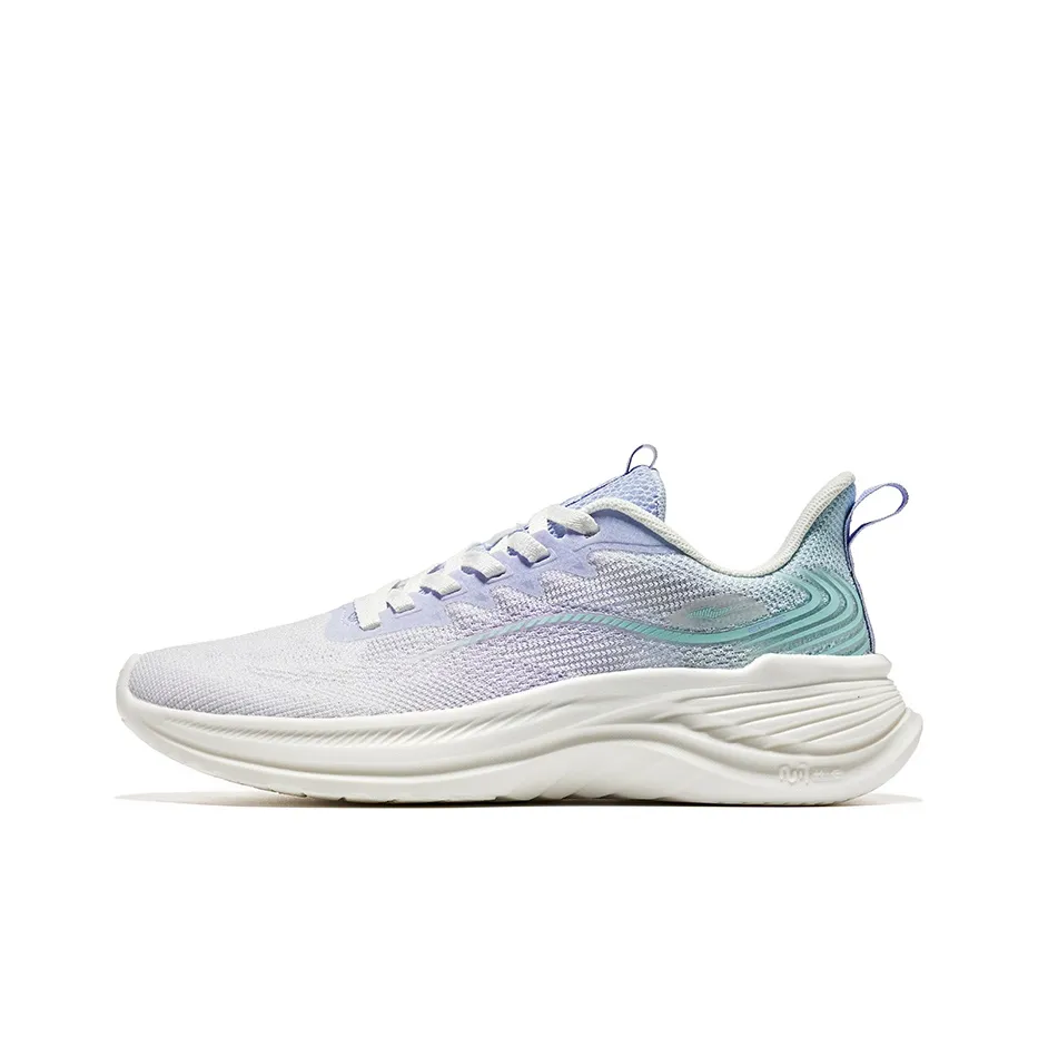 Erke Lightning 2.0 Anti Slip Wear Resistant Low Top Running Shoes Women's Purple