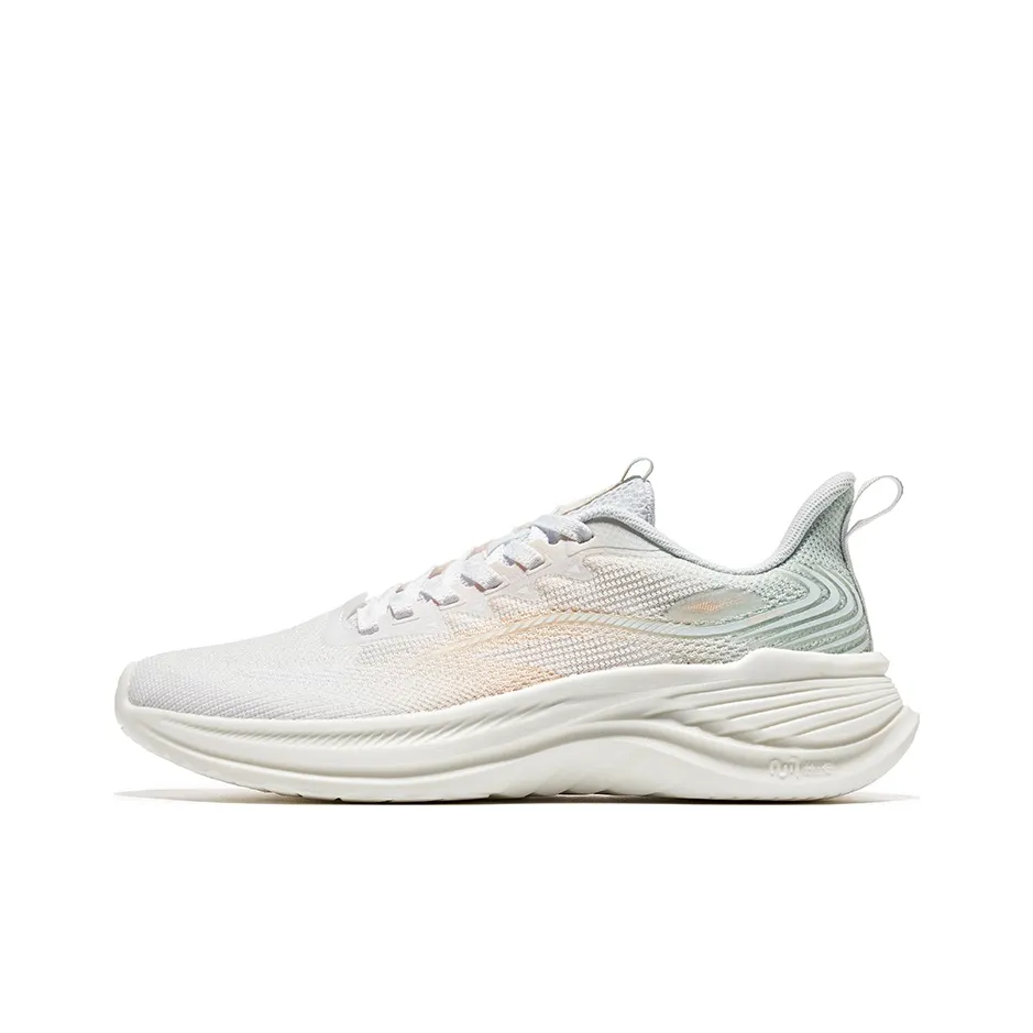 Erke Lightning 2.0 Anti Slip Wear Resistant Low Top Running Shoes Women's White