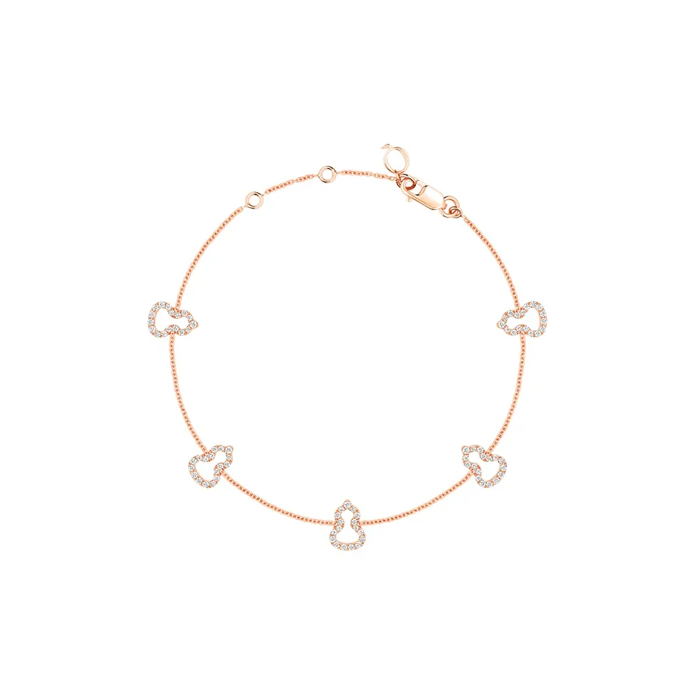 Qeelin Wulu 18k Rose Gold Diamonds Bracelets Women's