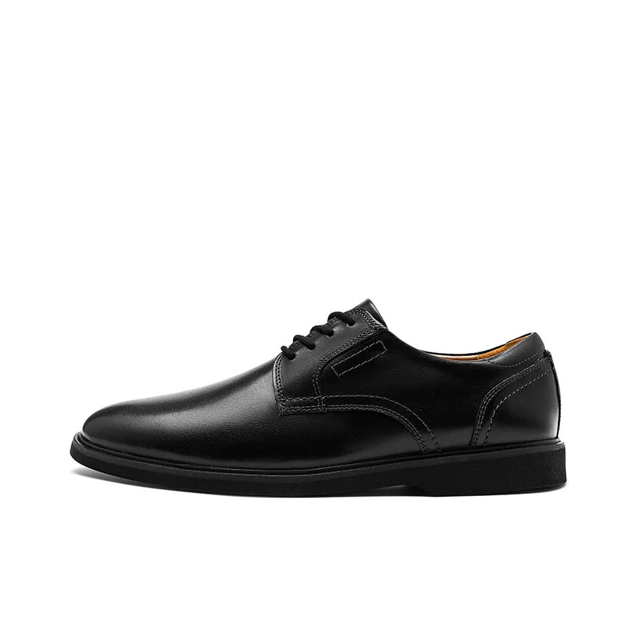 Clarks Dress Shoes Men's Low Top Black