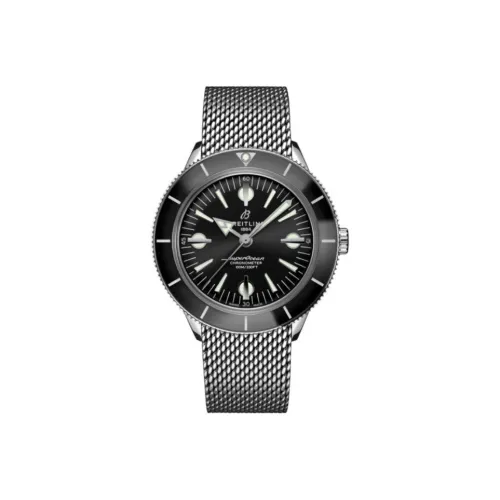 Breitling Автоматический Механический Movement Мужские Часы Super Ocean Culture Collection 42 мм Черные