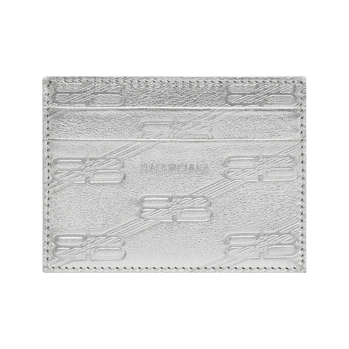 Balenciaga Кошелек из коровьей кожи кошелек для монет держатель для карт стандартный унисекс серебряный