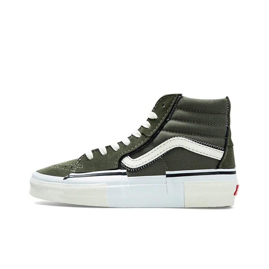 VANS SK8 High Топ Скейтборд Кроссовки Унисекс Оливково-зеленый