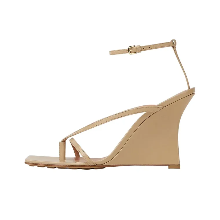 Bottega Veneta Stretch One Strap Sandals 9cm Women's Beige
