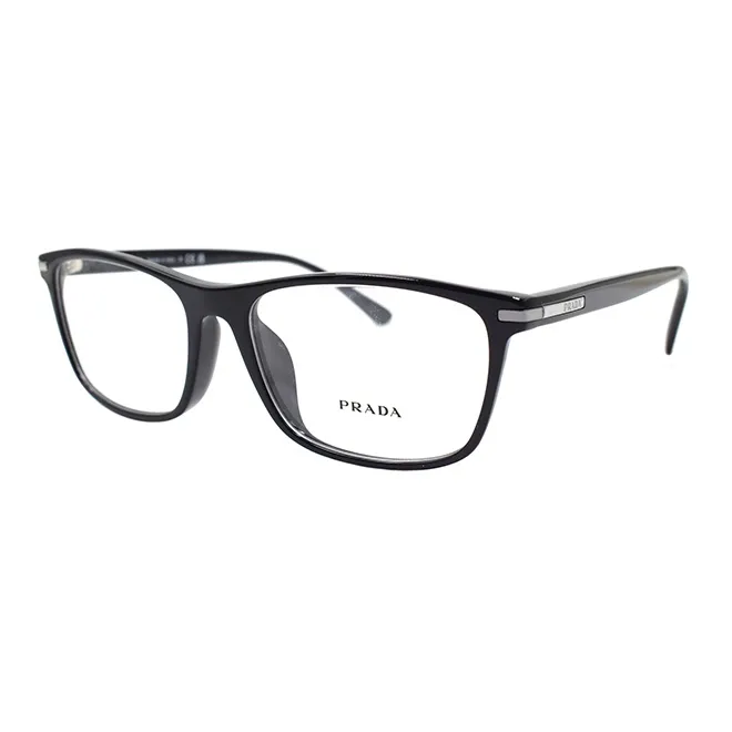 PRADA Прямоугольные Оправы для Очков Мужские Черные