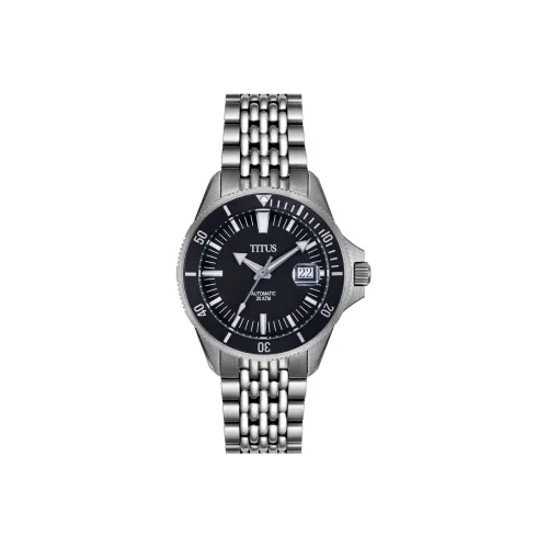 Solvil Et Titus Автоматический Механический Movement Мужские Brave Steel Collection Часы 52 мм Черные