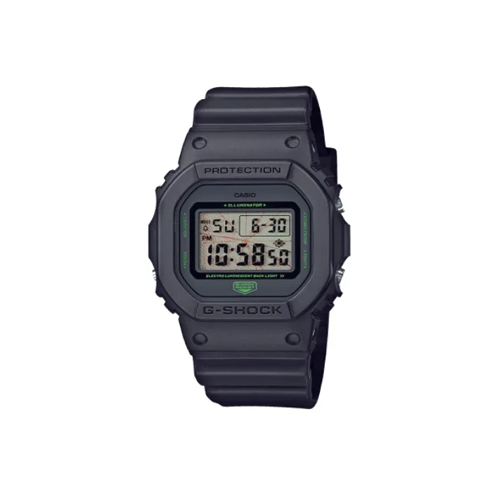 CASIO SQUAD Series Электронный Механический Смольный Ремешок Часы 48,9*42,8 мм Мужские Часы Серый Циферблат