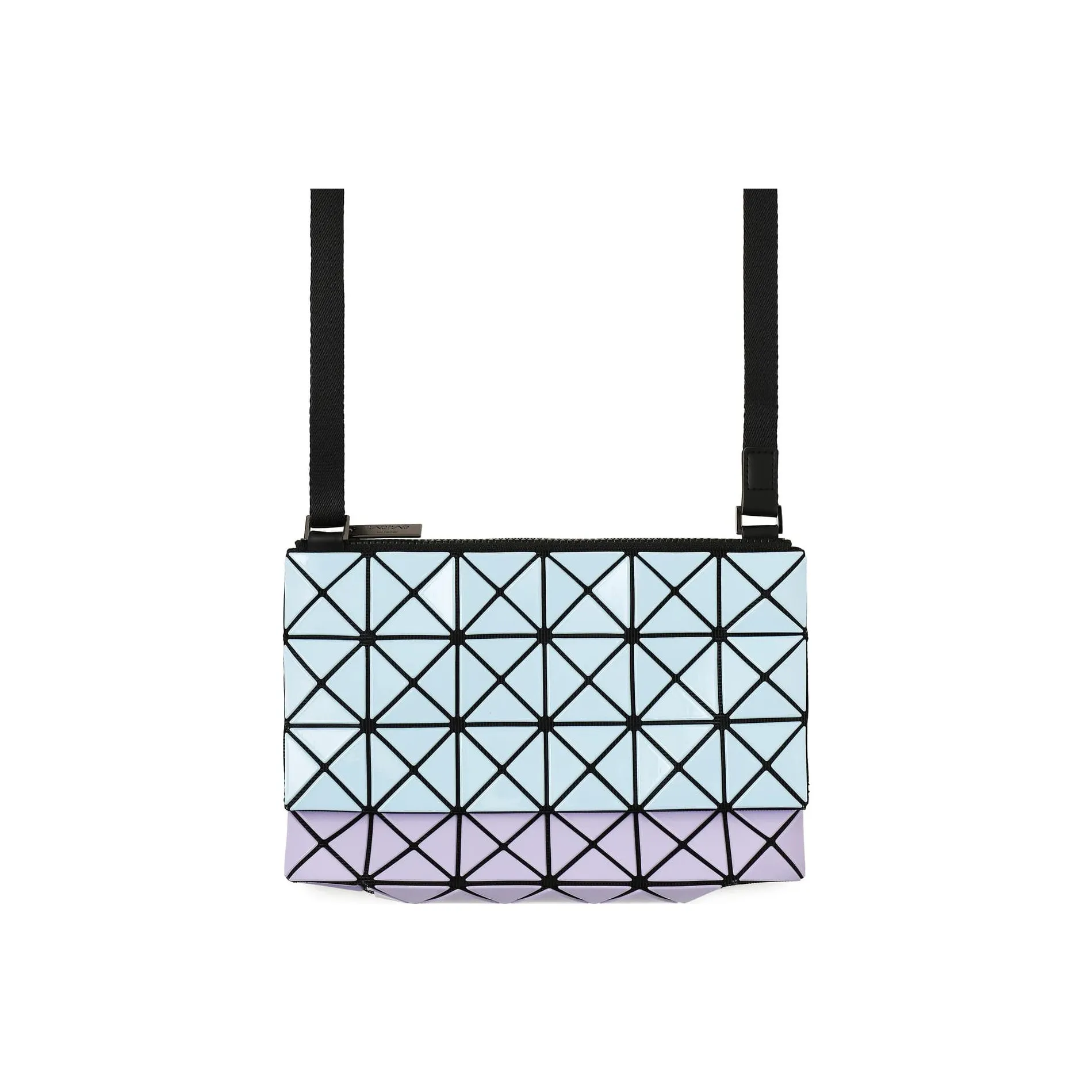 ISSEY MIYAKE Prism Polyvinyl Chloride Resin Shoulder Bag, Crossbody Bag Regular Unisex Saxophone Blue