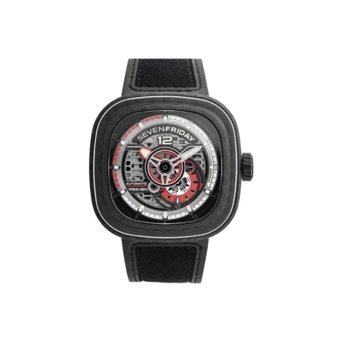 SEVENFRIDAY Автоматический Механический Movement Мужские Часы 47,6mm*47mm*15mm Розовый
