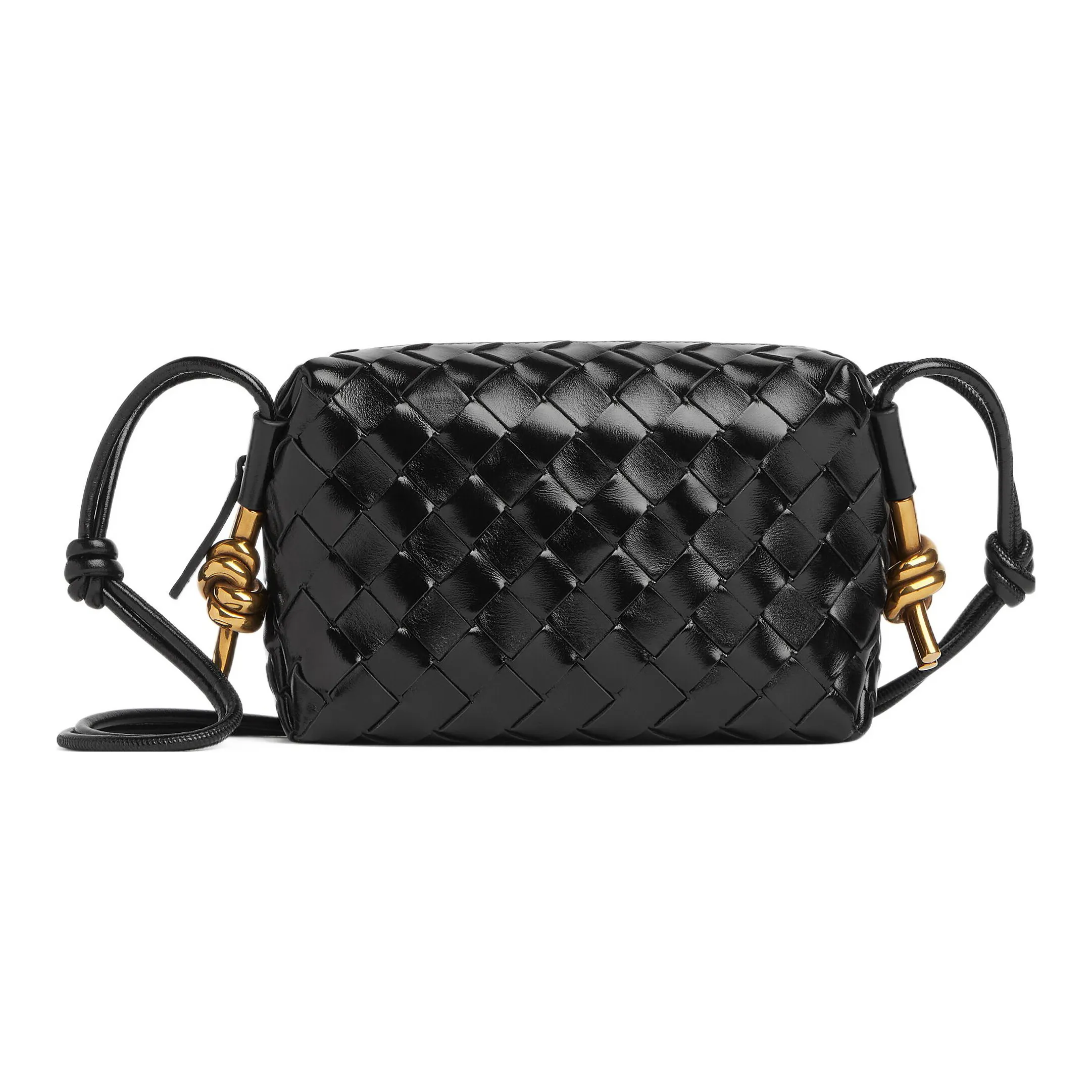Bottega Veneta Mini Loop Woven Crossbody Bag