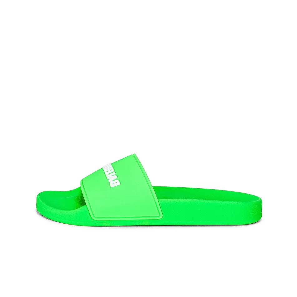 Balenciaga Pool Slide 'Neon Green' Women's