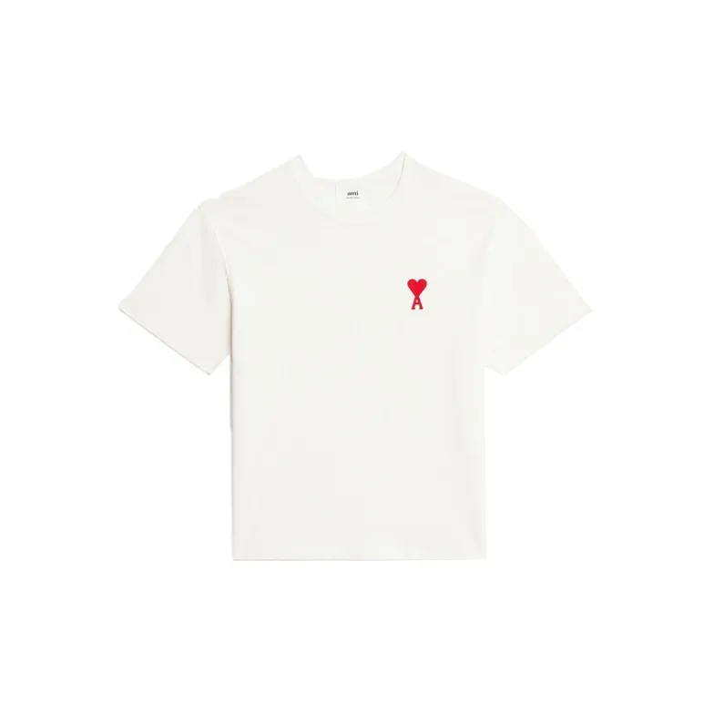 AMIPARIS T Shirts Unisex Natural White