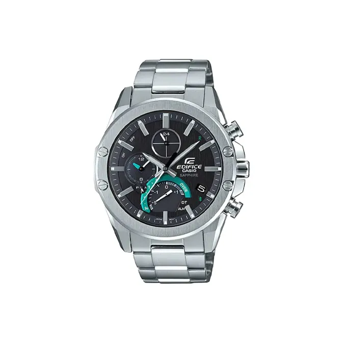 CASIO Солнечный Кварцевый Механизм Мужские Часы EDIFICE Синий