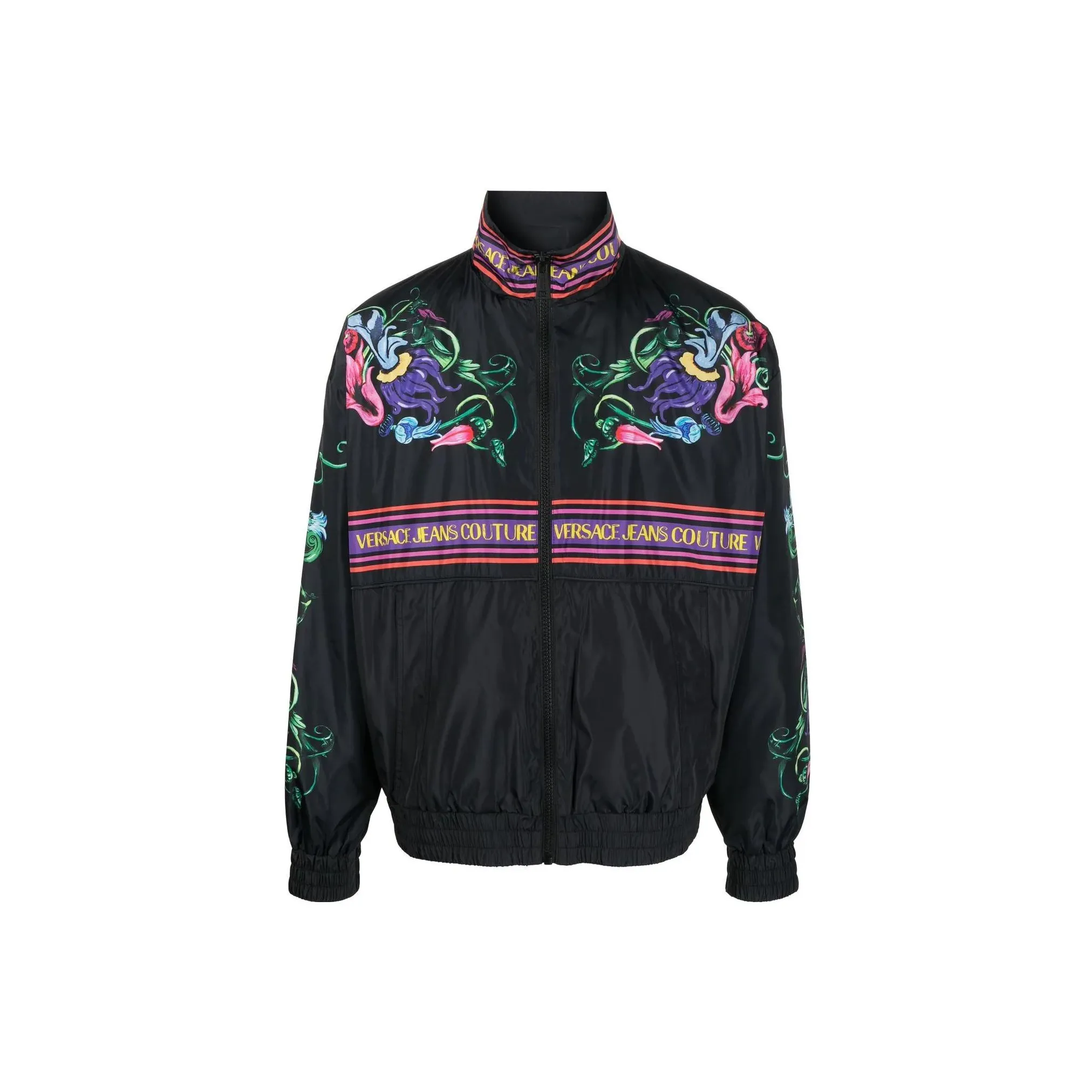 VERSACE JEANS COUTURE Floral Graphic Print Jacket
