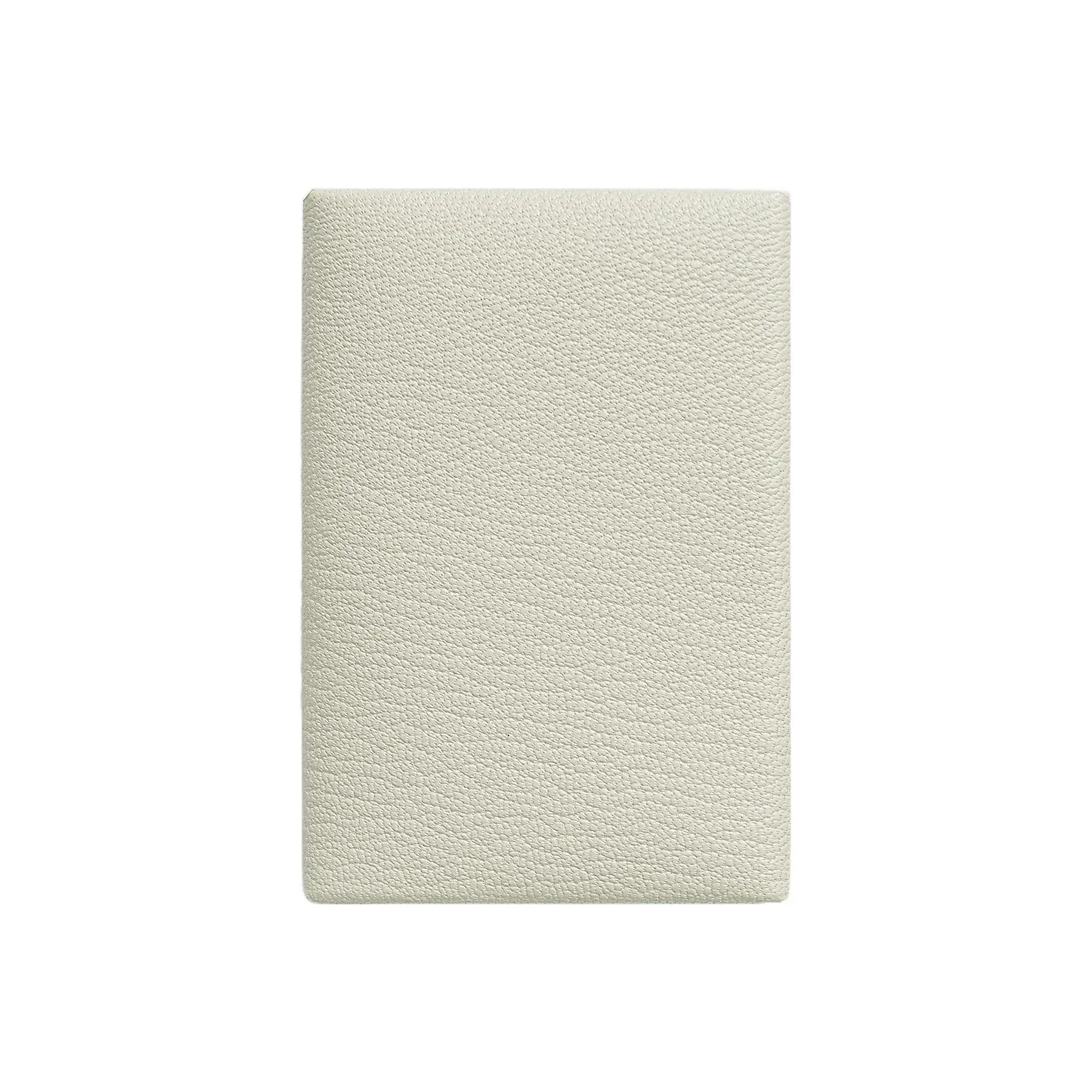 HERMES Calvi Mysore Goat Skin Wallets Card Holders Mini Women's Mushroom White