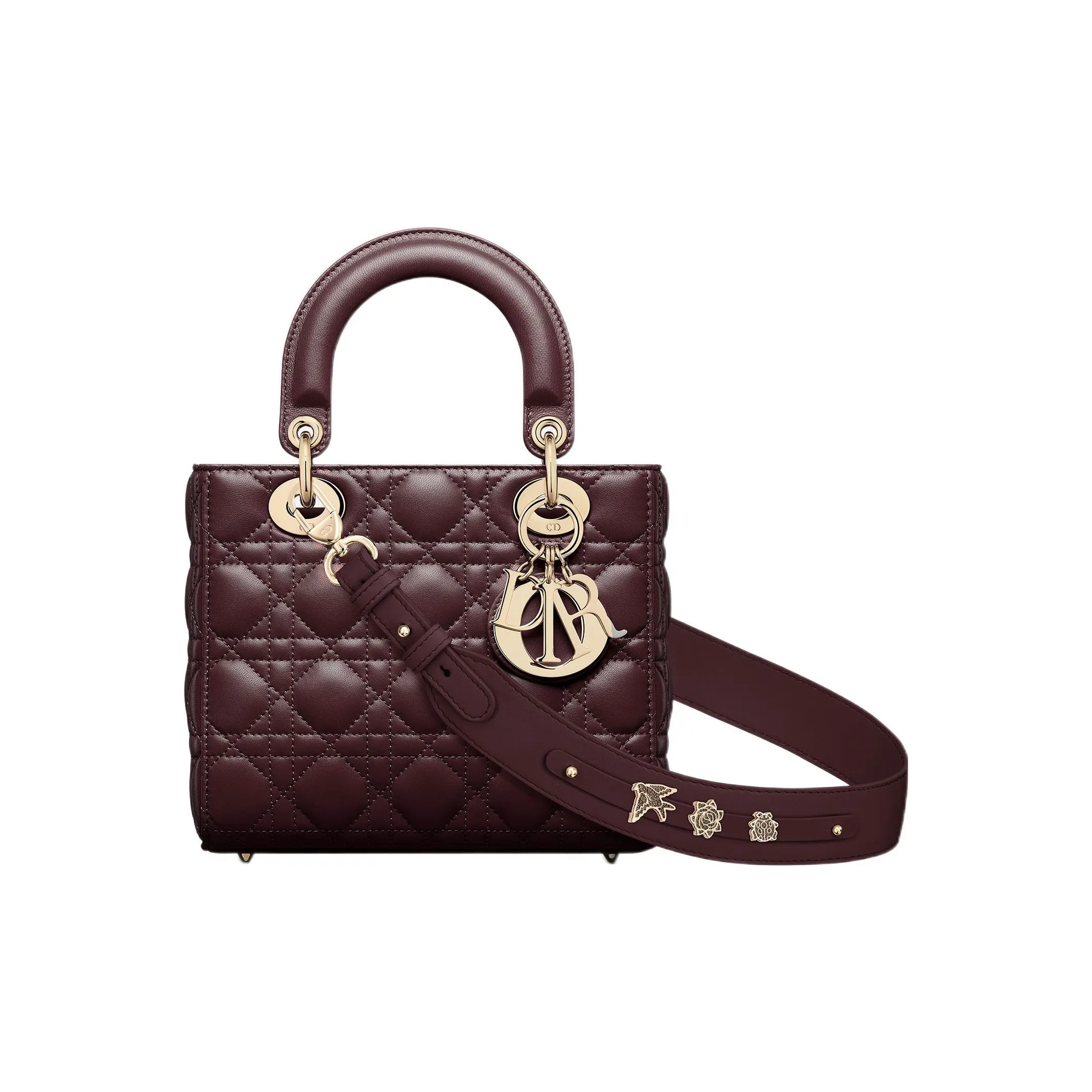 DIOR Lady DiorMy ABCDior Quilting Sheepskin Lady Dior Bag Shoulder Bag, Crossbody Bag, Handbag Trumpets Women's Fuchsia
