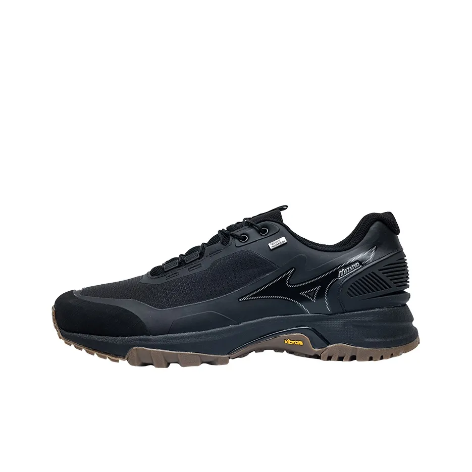 Mizuno GM Crosswild Slip-Resistant Abrasion-Resistant Low Top Casual Men's Black Мицубо GM Кроссвайл Антислип Резистентный к Износу Низкий Топ Повседневный Мужской Черный