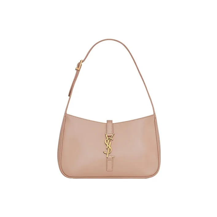 SAINT LAURENT LE5A7 Smooth Cow Leather Shoulder Bag, Handbag, Shoulder Bag Women's Rose Sand