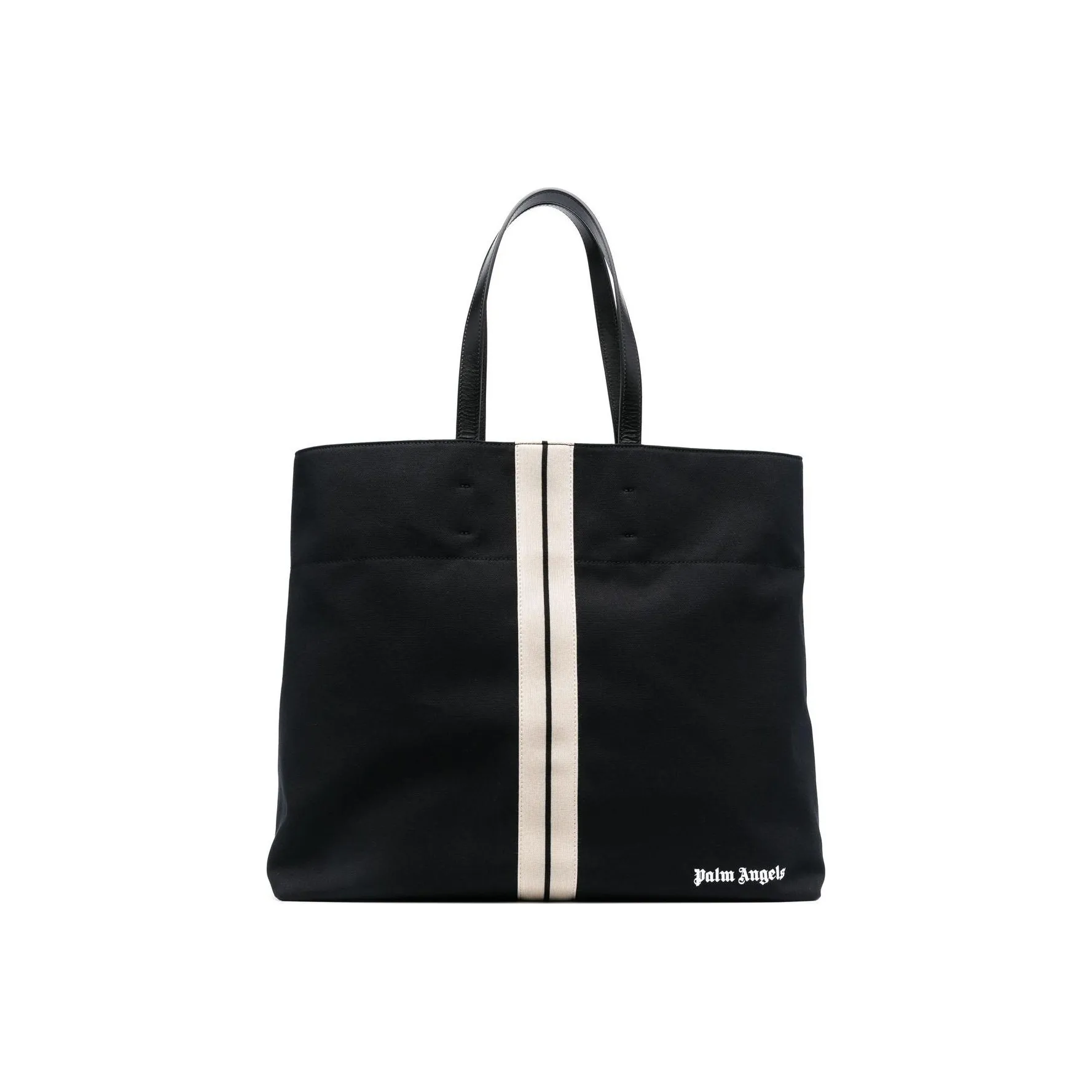 PALM ANGELS Venice Track Tote Bag Black/Off white