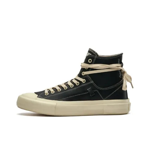 MATNUT Кроссовки для скейтбординга High Top Черные Унисекс
