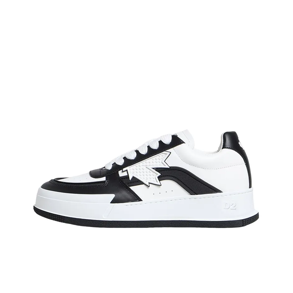 Dsquared2 Logo Patch Lace Up Sneakers