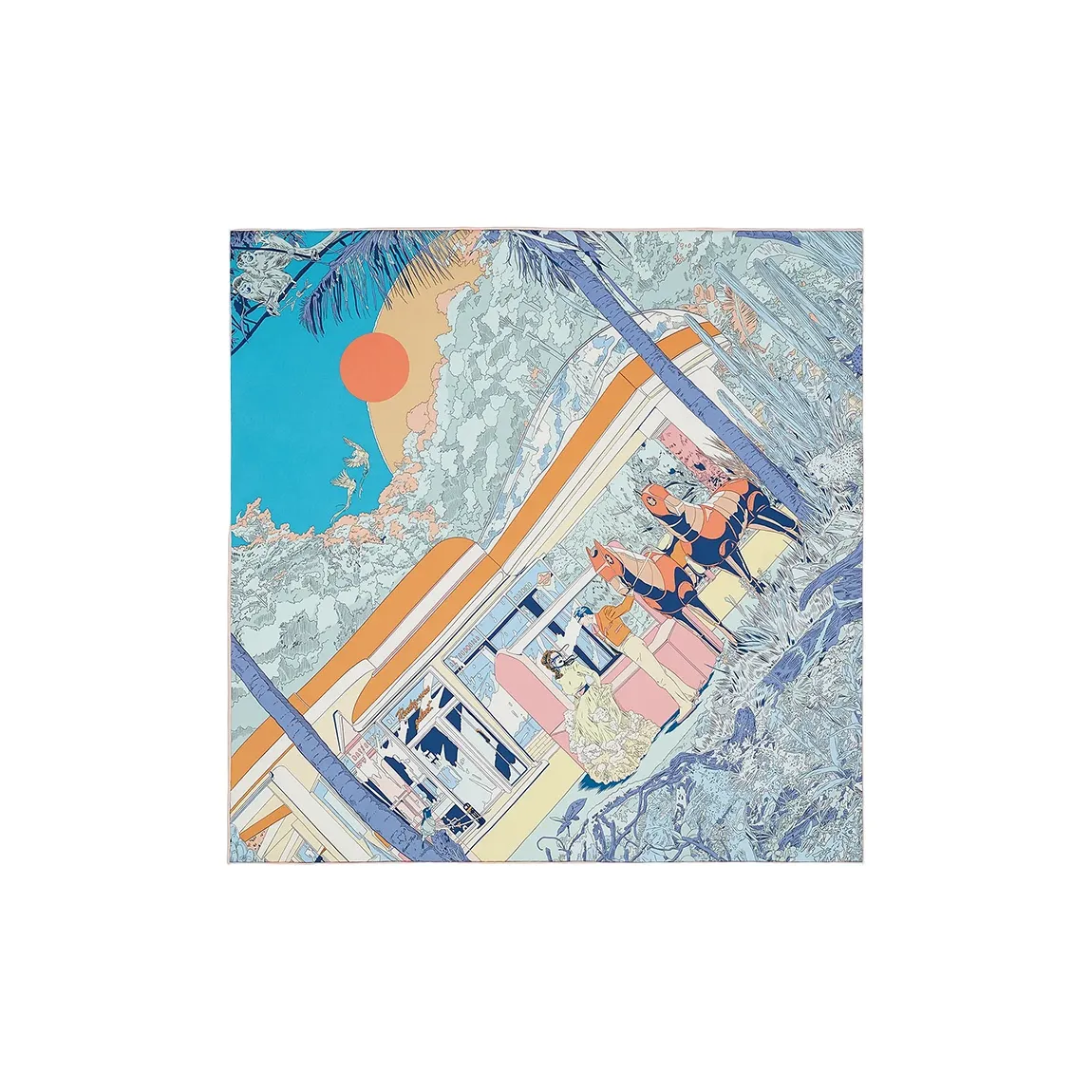 HERMES Silk Scarves Women's