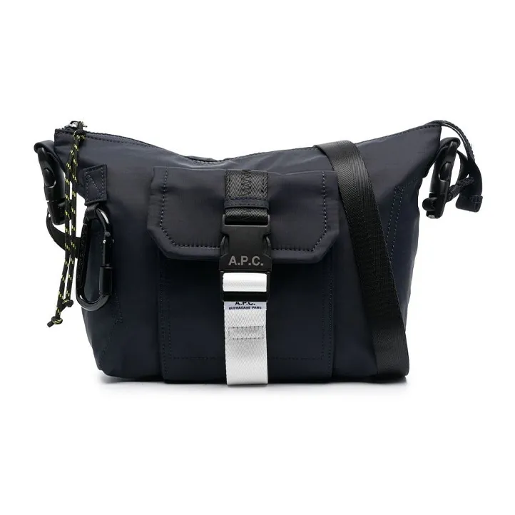 A.P.C. Joint Paragraph Нейлоновая сумка через плечо сумка на плечо мужская синяя