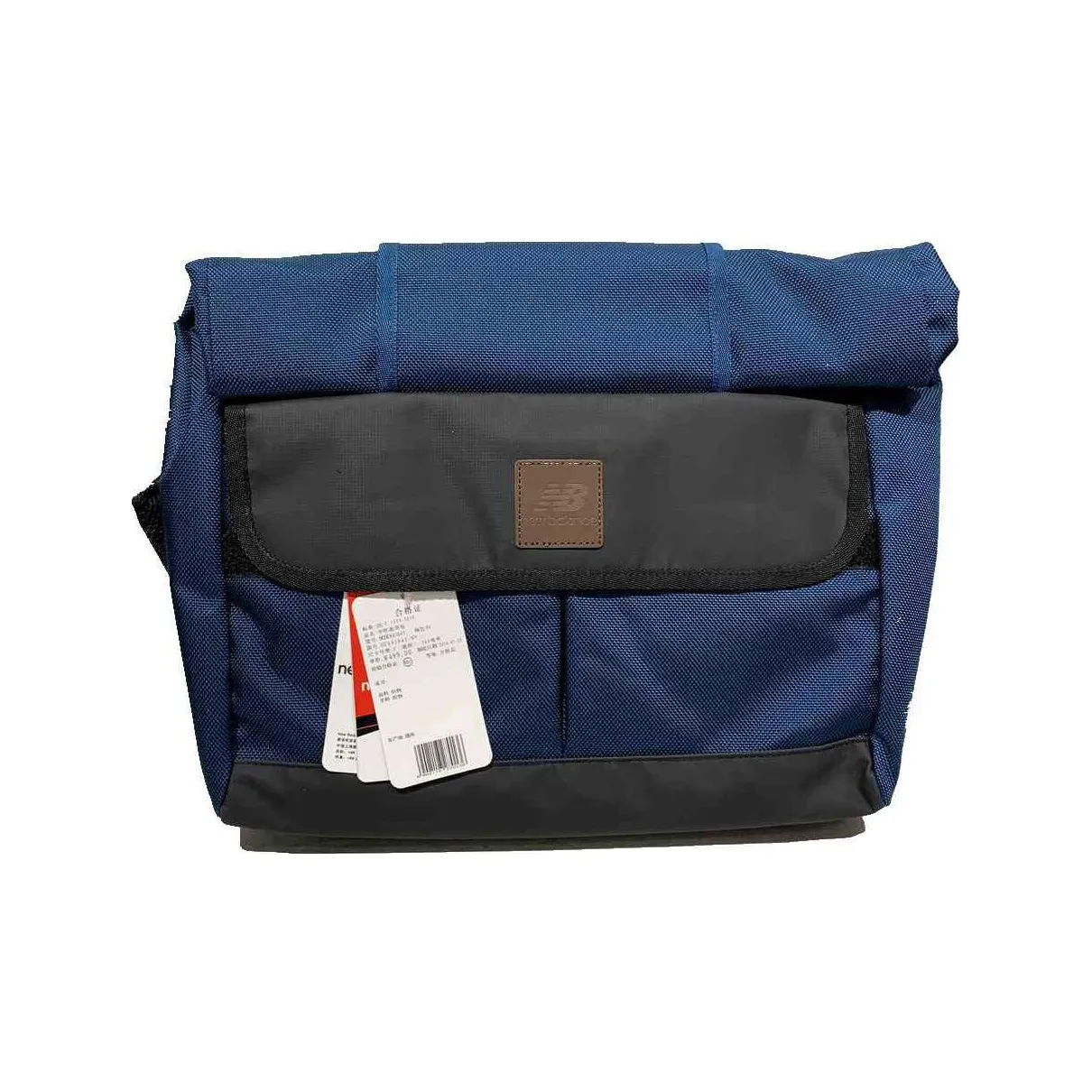 New Balance Ткань Курьерская Сумка Сумка через плечо Сумка на плечо Унисекс Темно-синий