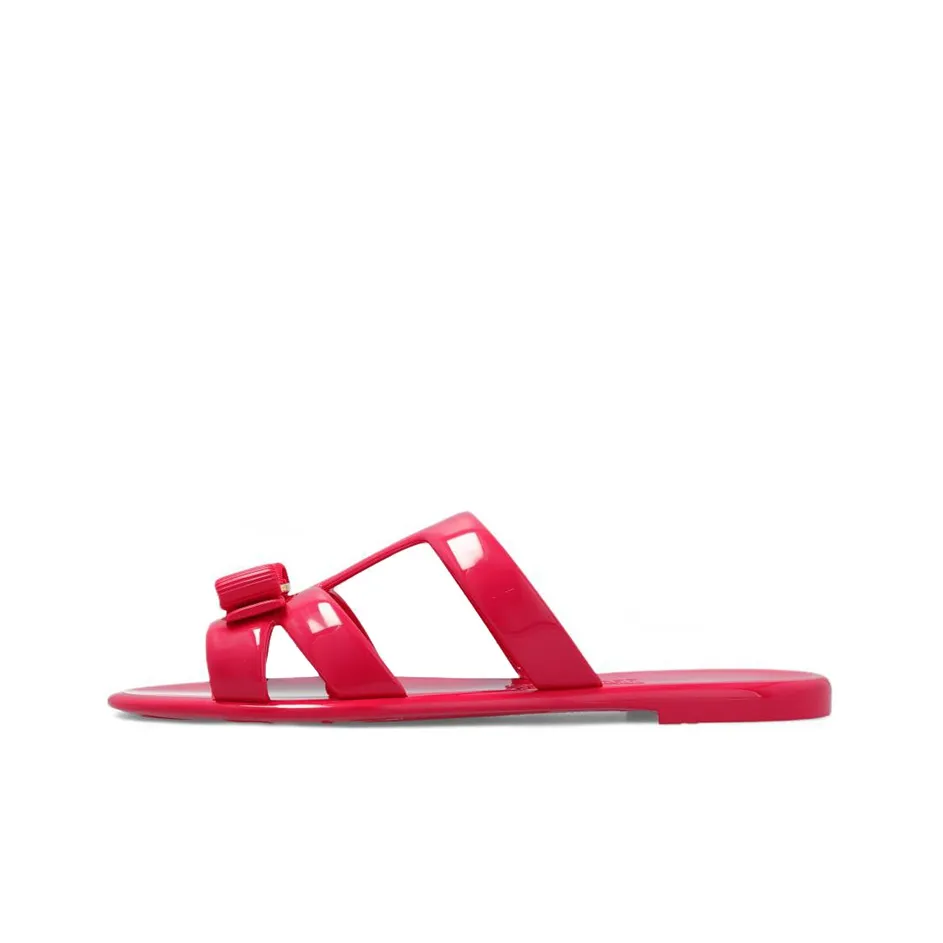 FERRAGAMO Lylia Bow-embellished Flat Sandals
