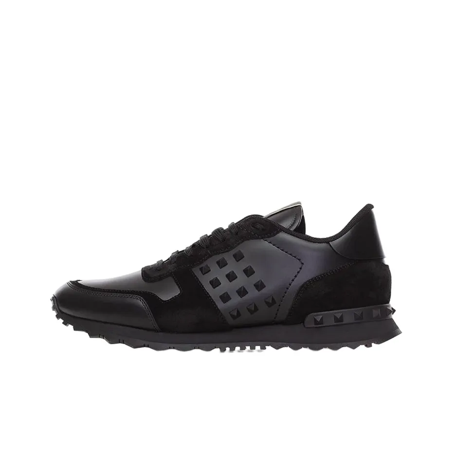 Valentino Garavani Rockstud Lace Up Sneakers