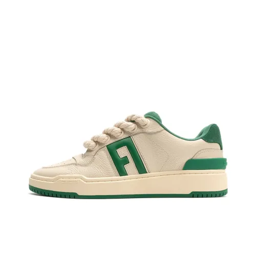 FOOT INDUSTRY Кроссовки для скейтбординга Low Top Зеленый Белый Унисекс