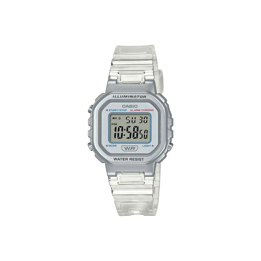 CASIO VINTAGE Series Кварцевый механизм Смольный ремешок Часы Женские Белый циферблат