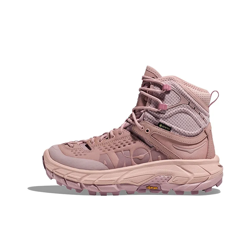 HOKA ONE ONE Tor Ultra Gore Te Shock Absorbers Slip Resistant Abrasion Resistant High Top Streetwear Унисекс Розовый