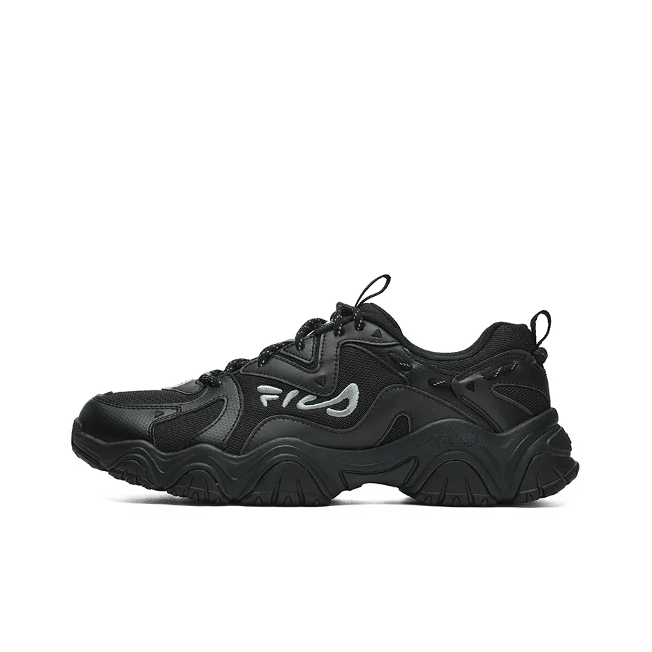 FILA Fluid 4 Cat Paw 4.0 Low Top Casual Shoes Men's Jet Black