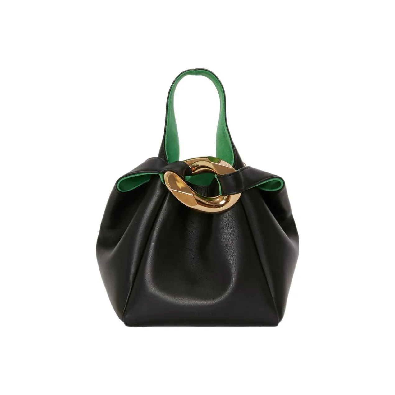 JW Anderson Lambskin Crossbody One Shoulder Handbag Regular Women's Black