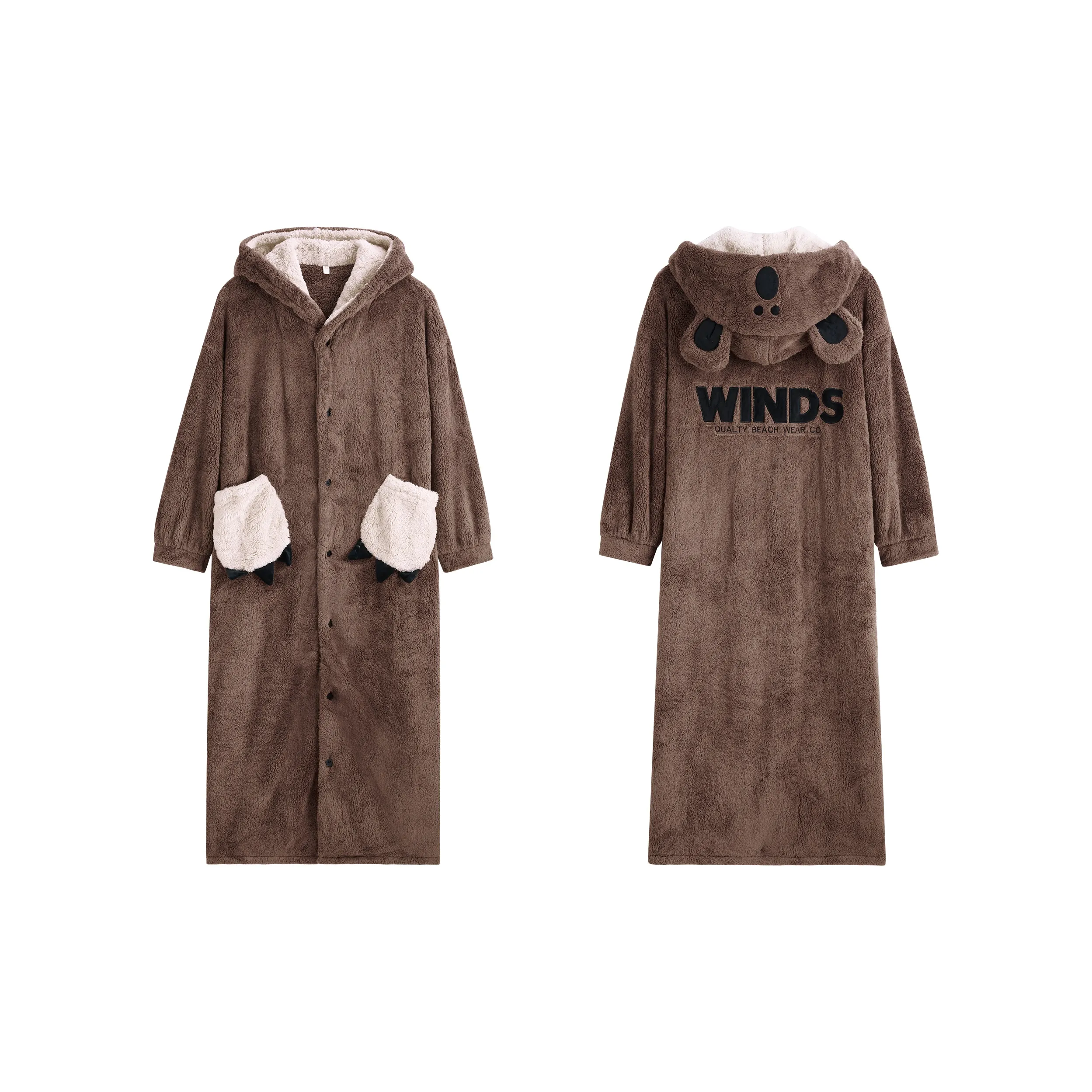 XUANZHITING Пижама Мужская Коричневая