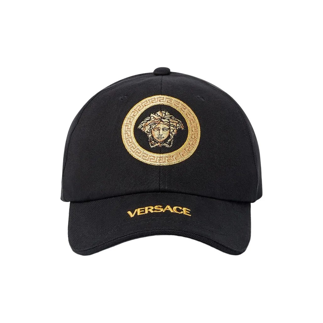VERSACE Baseball Caps Women's Black