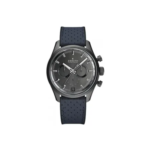 ZENITH Автоматический Механический Movement Мужские Часы 42 мм Серые