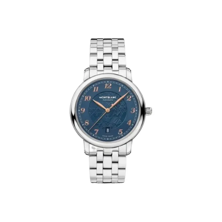 MONTBLANC Automatic Mechanical Movement Men's Watches Watch 39mm Blue Dial
