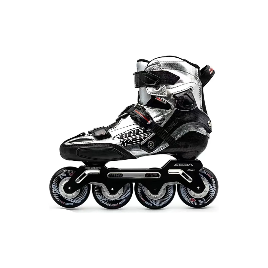 Michael Inline Skates Rocker Figure Roller Skates Unisex KSJ Bullet Commemorative Edition Silver
