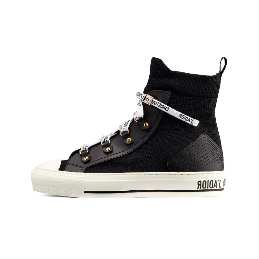 DIOR Walk N DIOR High Top Sneaker Technical Mesh Calfskin Women's